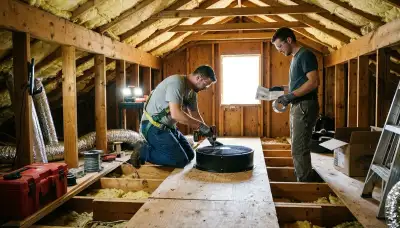 Attic fan installation and repair services for Sarasota, FL homes by On Call Electrical