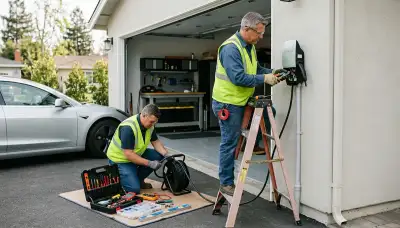 Electric vehicle charger installation for Sarasota, FL homes by On Call Electrical