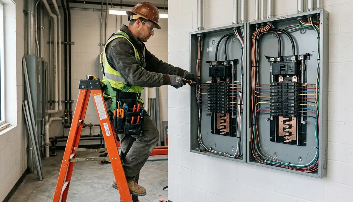 Electrical panel installation service for Sarasota, FL homes by On Call Electrical