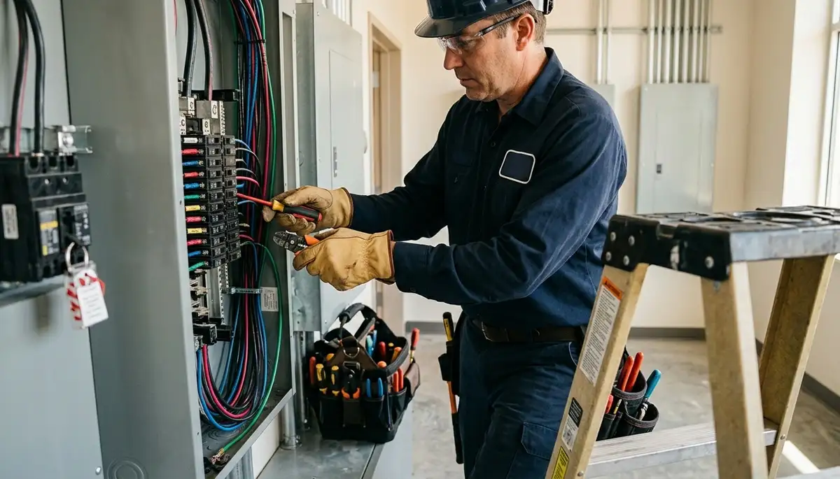 Electrical repair services for Sarasota, FL homes, including panel, wiring, and circuit troubleshooting