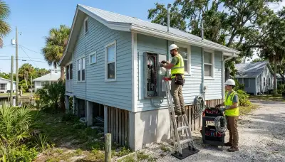 Electrician providing professional electrical services in Sarasota, FL