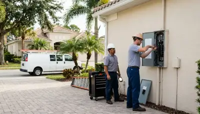Electrician services in Sarasota, FL by a professional electrical contractor