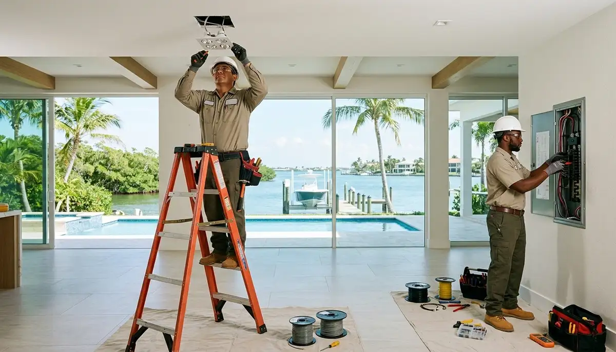 Electrician services in Sarasota, FL for residential and commercial electrical needs