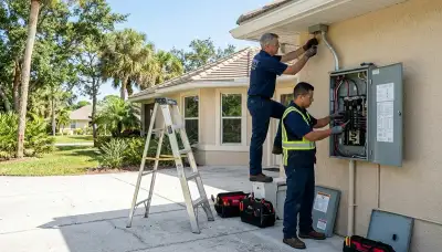 Professional electrician serving homes and businesses in Sarasota, FL