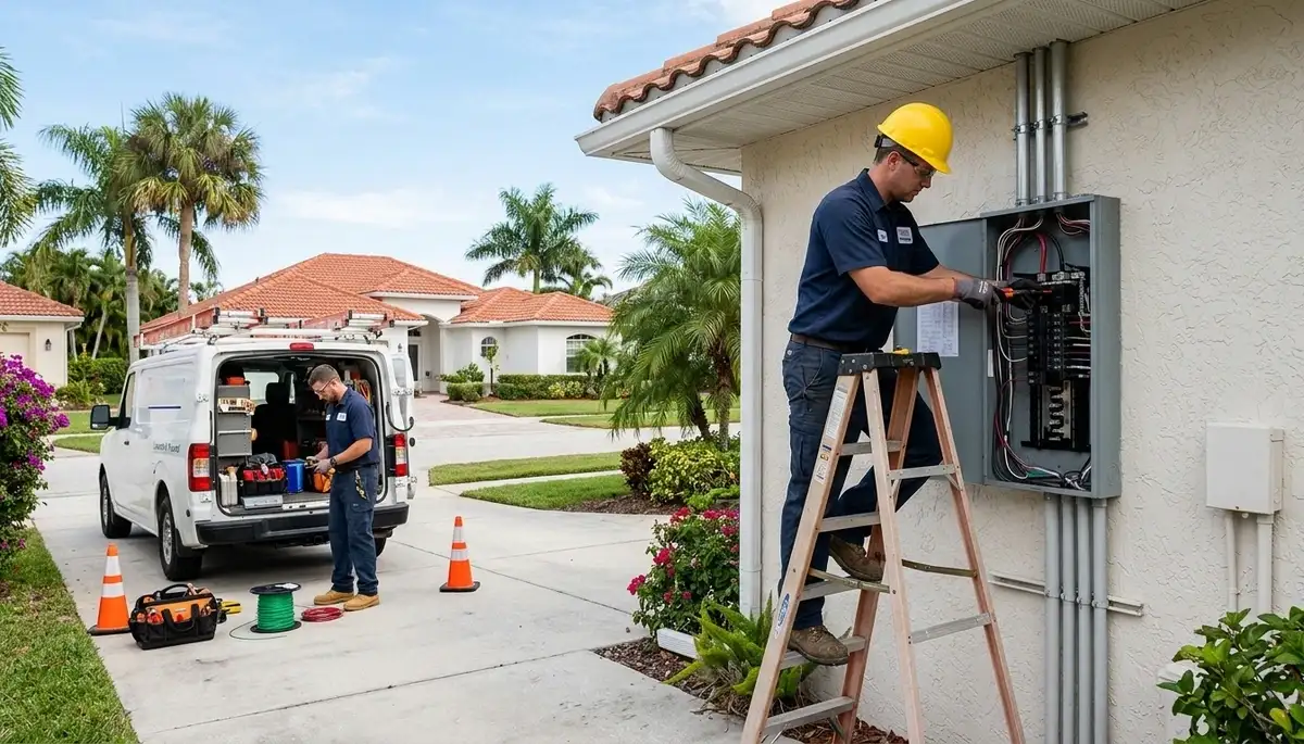 Sarasota, FL electrician providing professional electrical services for local homes and businesses