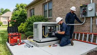 Generator installation service for Sarasota, FL homes by licensed electricians