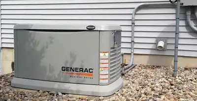 generator installation service featuring outdoor standby generator setup by licensed electricians in Sarasota, FL