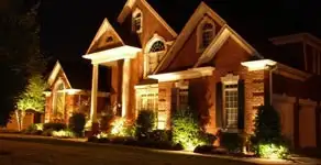 landscape lighting installation services enhancing residential exterior lighting in Sarasota, FL