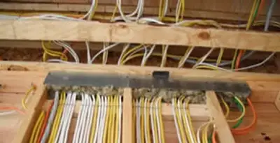 new construction wiring services with organized electrical rough-in performed by licensed electricians in Sarasota, FL