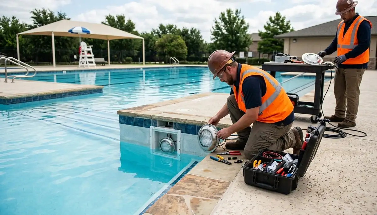 Pool lighting installation and electrical service for Sarasota, FL homes