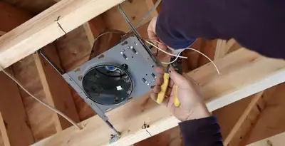 Professional recessed lighting installation with electrical wiring by licensed electricians in Sarasota, FL