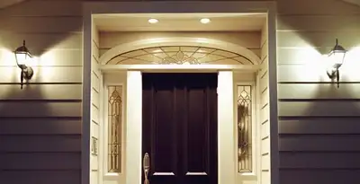 security light installation services with professionally installed entryway lighting in Sarasota, FL