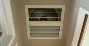 whole house fan installation services with ceiling-mounted ventilation system in Sarasota, FL